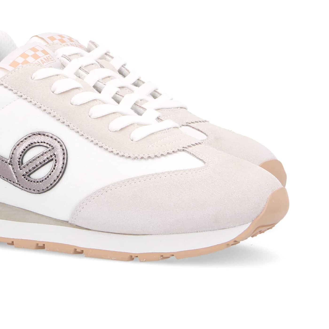 CITY RUN JOGGER - SUEDE/NYL/METAL - WHITE/WHITE/ANTIK